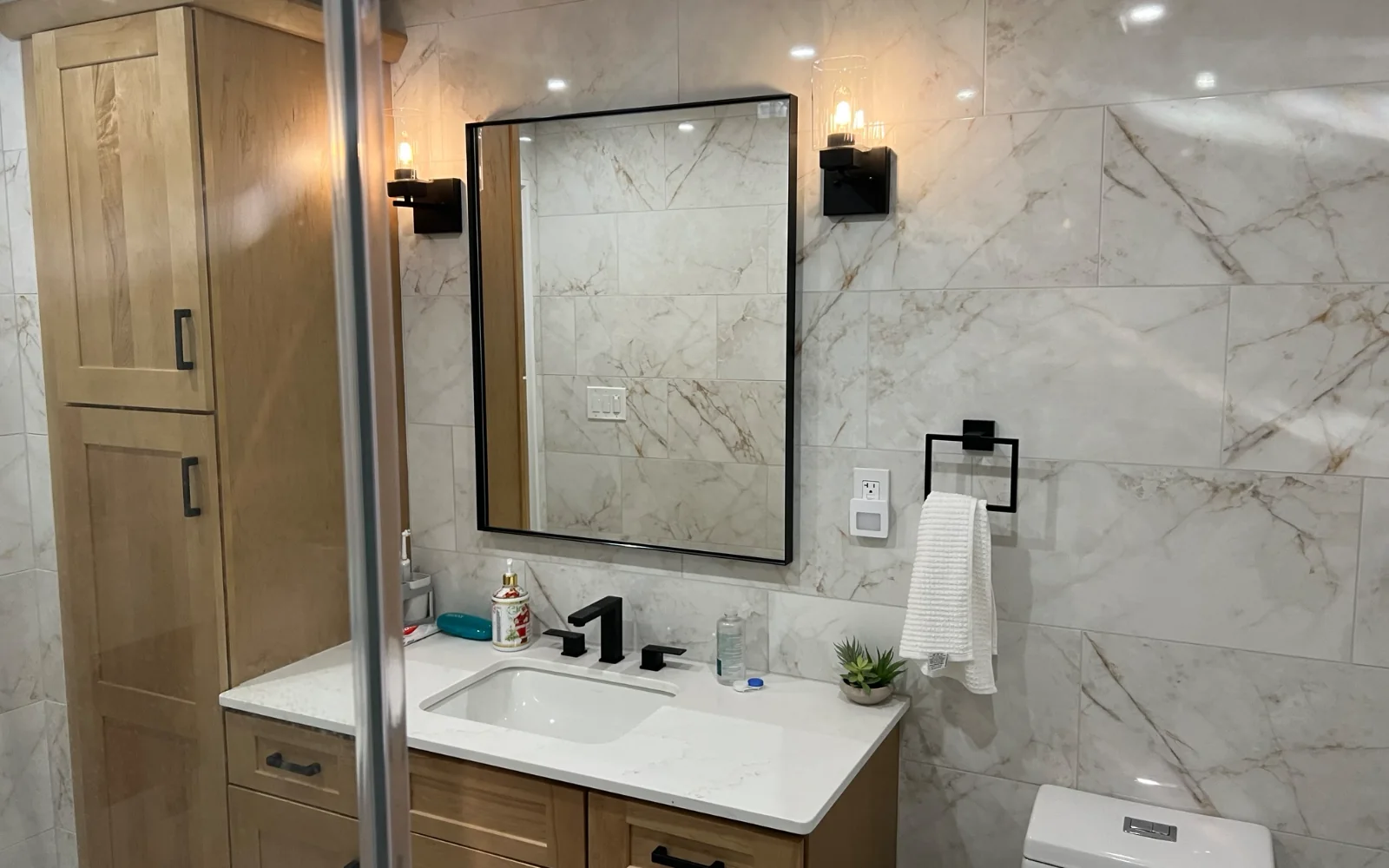 Bathroom Remodeling work by DeFaria Construction
