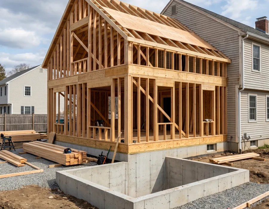 Foundation and Framing finished project photo