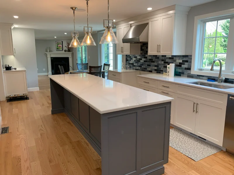 Finished, plastered and paint-ready room by DeFaria Construction