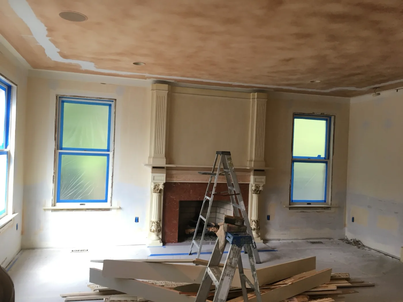 Interior Painting before or in-progress project photo